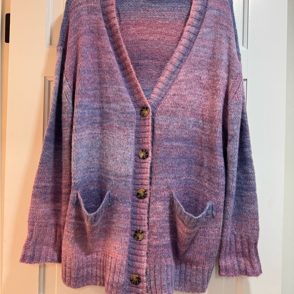 Bloody m/l pink, blue & purple sweater